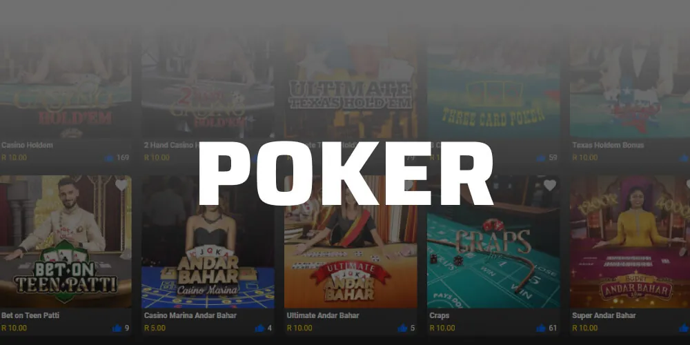 poker on betway